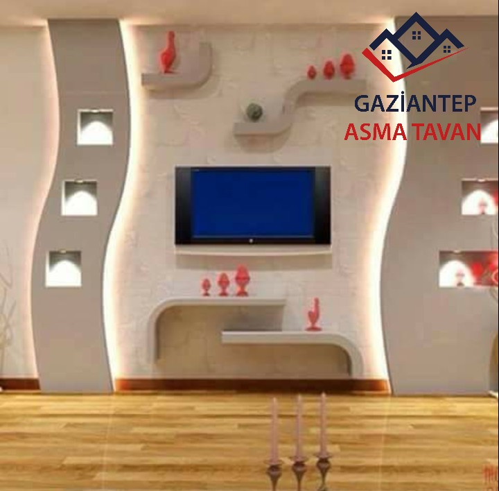 Asma Tavan Tv Ünitesi Modelleri